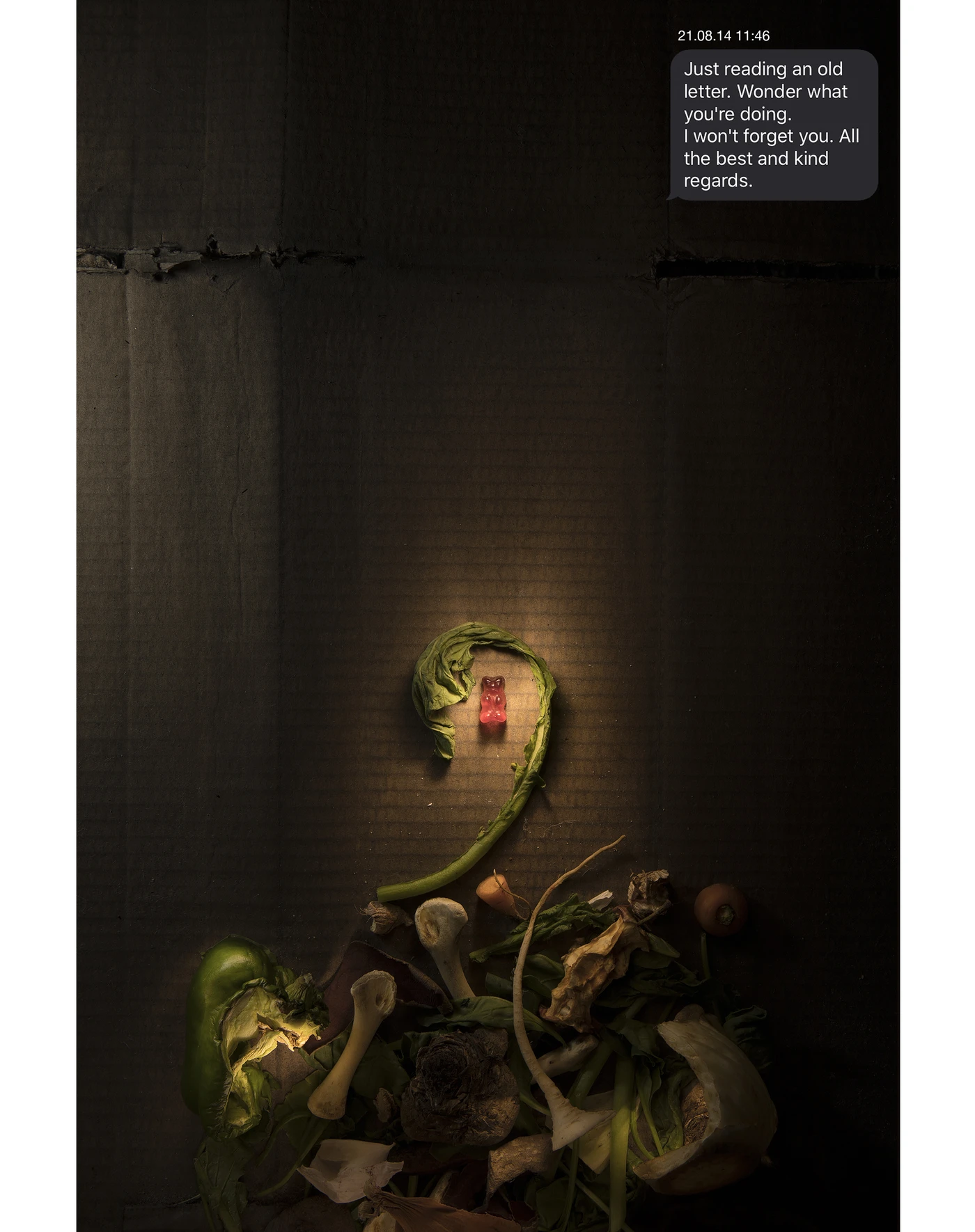 Like the garbage he was, but man so sweet